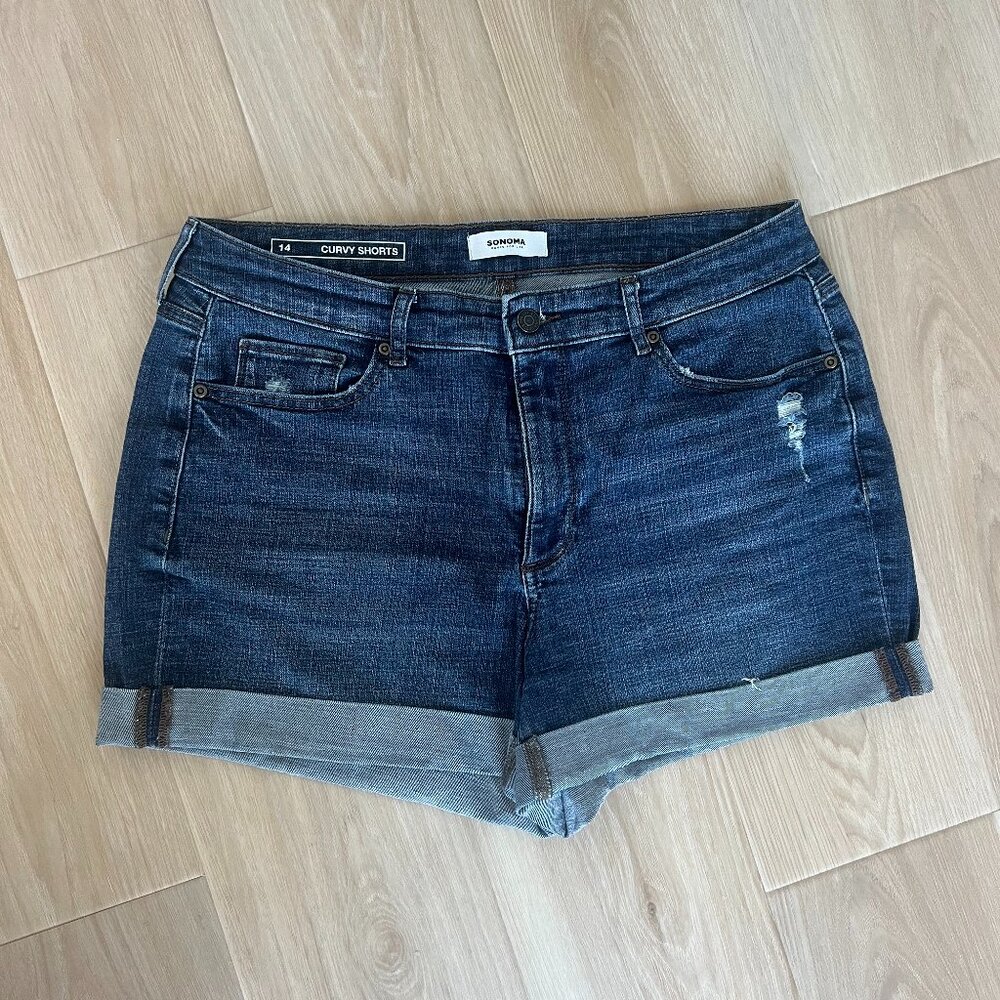 Curvy Sonoma Jean Short Sz 14